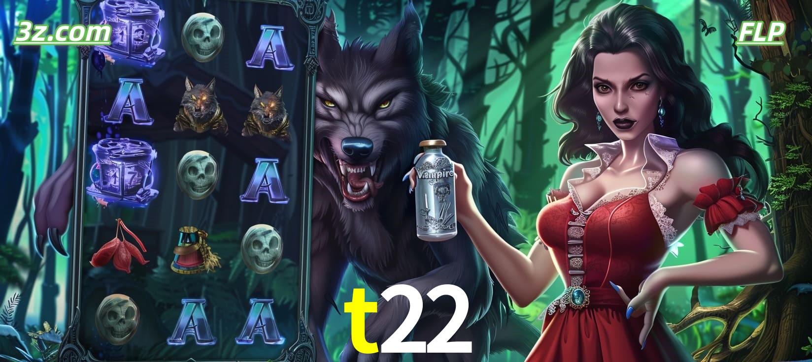 Slots online tema de lobisomem e vampira no t22 cassino Brasil