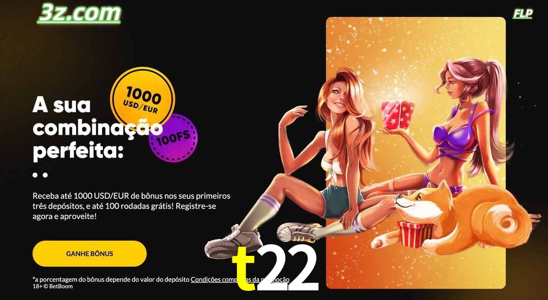 t22 cassino online Brasil com promoção especial de depósito e jackpots