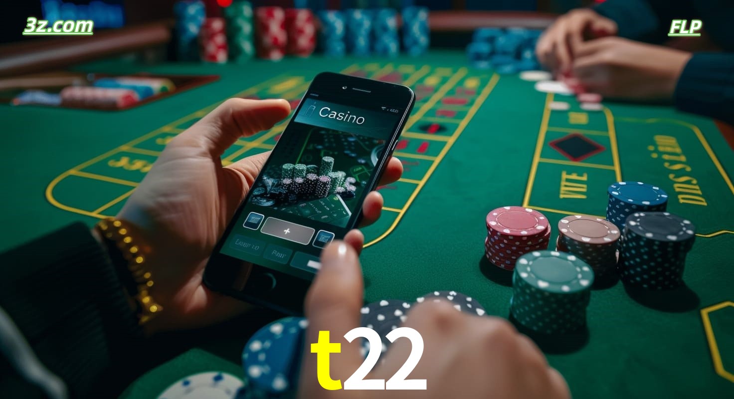 Cassino online t22 no Brasil com jogos de mesa e apostas pelo celular