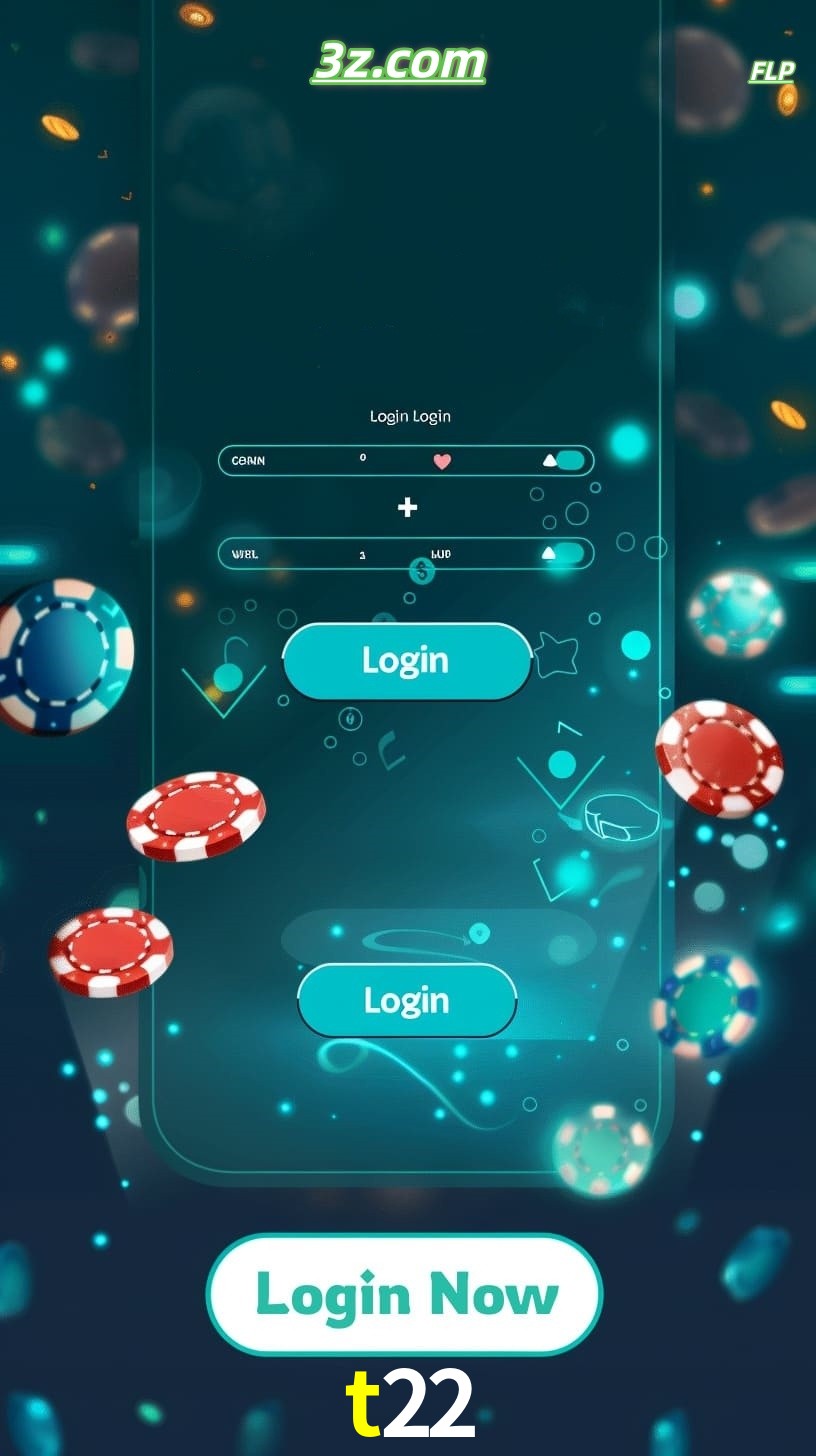 Tela de login do t22 cassino online Brasil para apostas seguras e rápidas