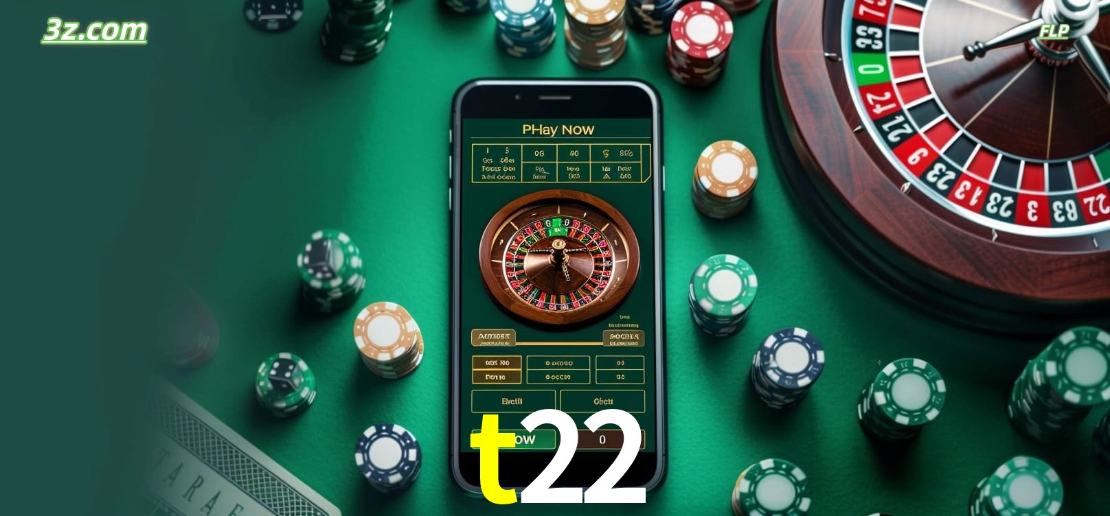 Roleta online no cassino t22 disponível em celular e computador